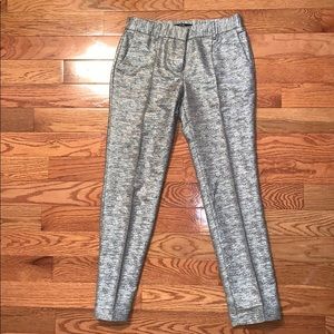 BCBG Silver Holiday Pants Size 6